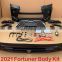 NEW ARRIVAL FACELIFT UPGRADE FRONT BUMPER BODY KIT FOR Fortuner 2020 2021 facelift to Lexus  kits