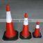 Lower Factory Price 50cm Soft Flexible PE plastic traffic cone TC001-50