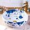 Art Jingdezhen Blue And White Porcelain Sink For Bathroom