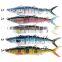 Amazon 18cm 38g High Quality New Design 8 Sections Sinking Multi Jointed Hard Fishing Bait