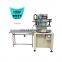 Semi auto manual 1 single color curved rotary worktable silk screen printing machine
