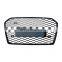 Black style grill for Audi A6 C7 A6L Car accessories front bumper grille mesh facelift RS6 no logo style grill 2016-2018
