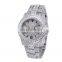 High quality Luxury Waterproof Stainless steel full stones mens iced out Watch