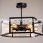 Amazon Farmhouse Light Fixtures Ceiling, Semi Flush Mount Close to Ceiling Light Fixture Industrial Wood Chandelier Lighting