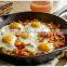 Heavy Cast Iron Steak Frying Striped Frying Uncoated Frying Pan Induction Cooker Domestic Non-stick Iron pan