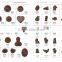 Food grade transparent pc chocolate bar mold