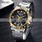 MEGIR 2087 Fashion Mens Watch Full Steel Military Wristwatches Casual Chronograph Quartz Watches Men Wrist Relogio Masculino
