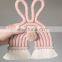 Hot Sale Bunny Macrame Wall Hanging Decor Knitted Handicraft Art Wall nursery decor, baby room Wholesale