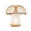 New Design Bamboo Woven Table Lamp Woven Natural Art Decoration Vietnam Manufacturer