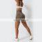 Seamless Scrunch High Waisted Biker Shorts Women Factory Sale Butt Lifting Sports Leggings 87nylon 13spandex
