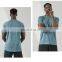 Quick Dry 100% Polyester Hot Sale Casual Gym Sports Wear Short Sleeve Men's T-shirt Workout Athletic Training Running Clothes