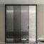 bathroom office glass partition wall Soundproof interior building room divider glass office partition sliding door