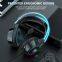RGB Colorful Glow Headphones With HD Flexible Mic 3.5mm Wired Gaming Stereo Earphones For Xbox Ps5 Ps4 Switch