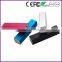 New products 2015 metal power bank usb with 2600mAh