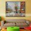 Modern art home decoration Paris Street art canvas oil paintings High Quality 100% hand-painted by palette knife