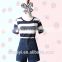 2014 Navy style stripe t shirt for young girl direct from China factory