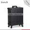 Cosmetic Case Rolling Studio Makeup 4 Wheels Trolley Case Lights With Mirror