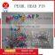 Supply dia.4mm Plastic Ball Head Straight Pearl Pin, Shirt Pin