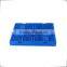 Collapsible vented plastic basket no lid