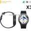 2016 X3 sim card smart watch 3g round smart watch MTK 6572 whach mobile