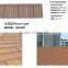Wood design stone coated steel metal roofing tiles