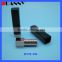 Square Black Clear Bottom Cosmetic Packaging Plastic Lip Stick Tube For Custom Logo