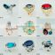 Delicate Colored Cute Fashion Rhinestone Car Keychain Jewelry Bag Accessories Charm Leather Bear Keychain Key Ring Holder K0091