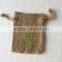 Customized jute used gunny bag with nice picture