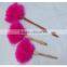 Popular Chinese Lambs Wool Duster With Red Color