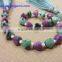 Ruby zoisite Faceted Trillion Shape Briolette Beads Straight Drilled AAA Grade quality natural ruby zoisite Gemstone