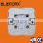 Power supply ABS European wall electrical switch (S6002)