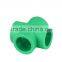 ppr pipe fitting plastic cross for water supply