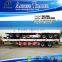 china truck trailer supplier 3 axle 20ft-40 feet flatbed semi trailer for sale portador de contenedores container transportation