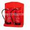 Red single and double fire extinguisher stand                        
                                                                                Supplier's Choice