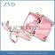 Wholesale Pink Aluminum +Acrylic Cosmetic Box Transparent Makeup Case For Cosmetics ZYD-HZMmc035