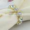 Table Decoration & Accessories Type crystal acrylic stones napkin ring