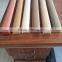 Red oak handrail teak wooden baluster