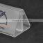 Custom acrylic hotel sign holder acrylic payment sign holder display