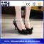 Pearl accessories beautiful bow fashion elegant ladies high heel shoes