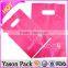 yason three layer resealable plastic bags transparent plastic bag in box contains with two valve striped color t-shirt plastic b