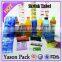 YASON printing colorful bottle labels packaging shrink label