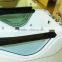New product one person whirlpool massage bathtub with tempered glass Q303N