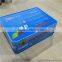 Direct factory sale CYMK print OEM cheapest promotional rectangular large tin storage box