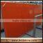 Man made dark orange quartz slabs hot sale