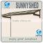 DIY windows canopy with aluminum and polycarbonate