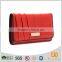 CWLJW5023A001 Europe Hot Sale Elegance Red Genuine Leather Women Wallet Carteras Mujer