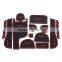 Car interior accessories gate slot mats for Honda FIT(high configuration)2014 14pcs/set