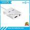 Ethernet Network usb to hdmi with 2port usb 3.0 hub cable