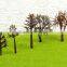 resin train layout model tree in architectural building scale model