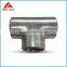 GR1 GR2 titanium fitting tee pipe